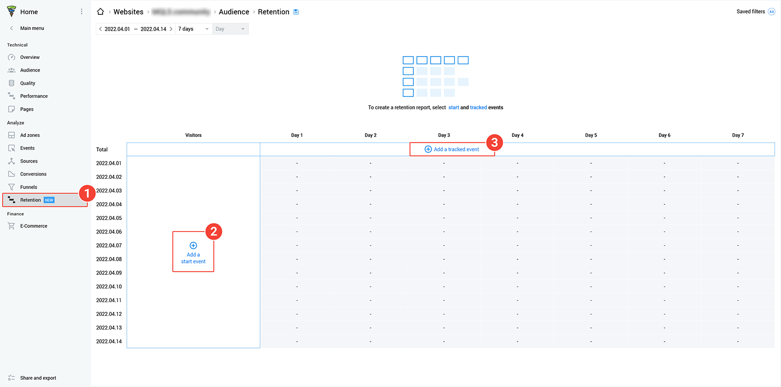 Finteza analytical system now includes a new report — Retention. It helps to understand how good you are at retaining certain type of customers