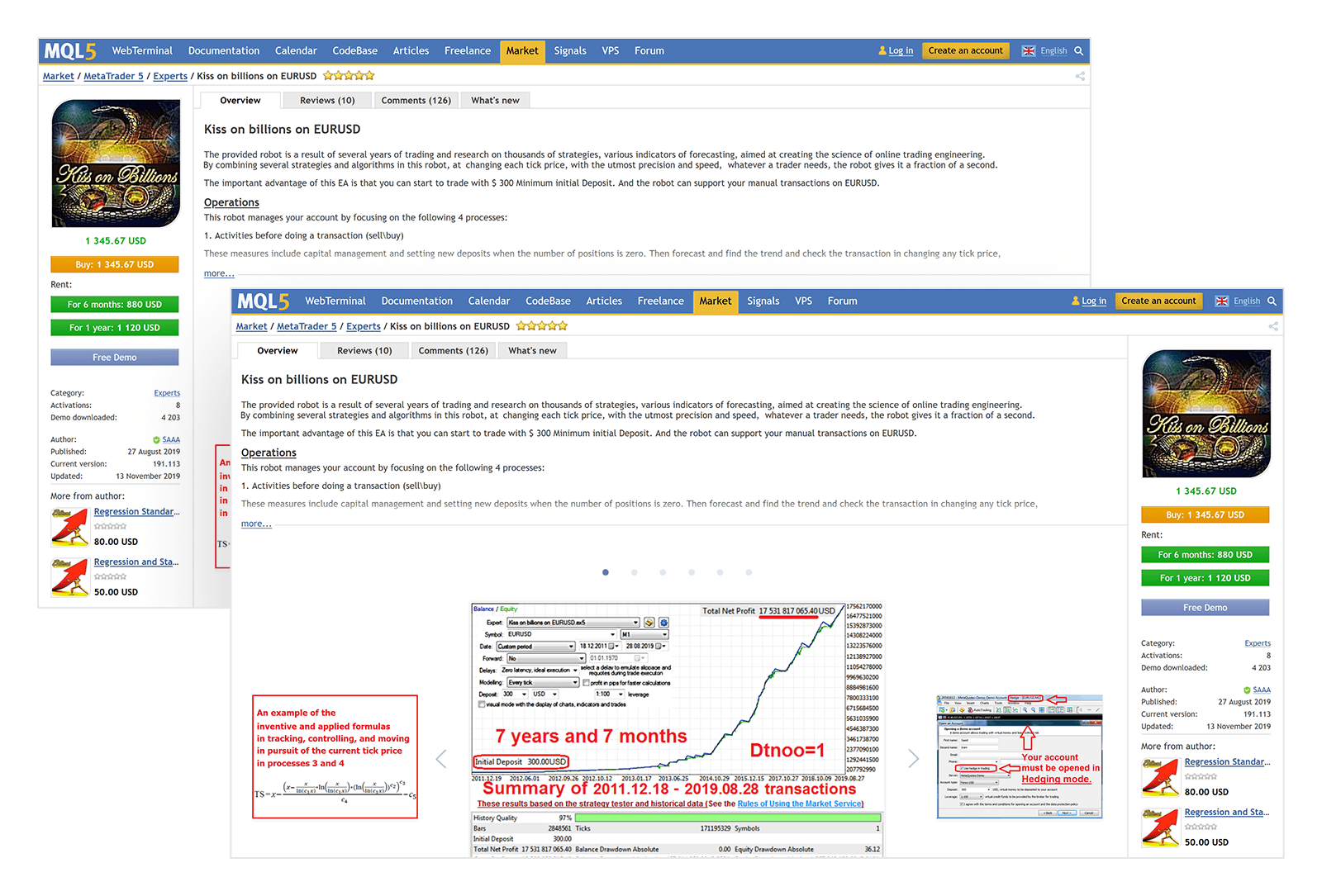 We conducted an A/B test to find out whether the frequency of clicks