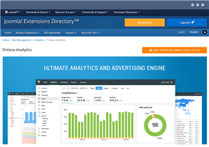 Il plug-in gratuito per l'integrazione dell'analisi web di Finteza con i siti Web Joomla