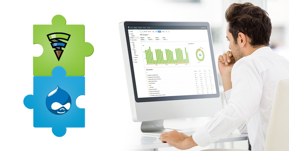 Plugin percuma untuk mengintegrasikan analisis web Finteza dengan laman web Drupal