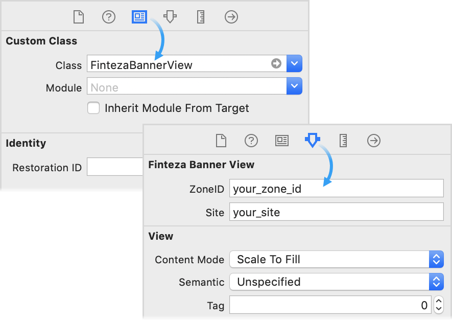 Creating a banner via Interface Builder Creating a banner via Interface Builder