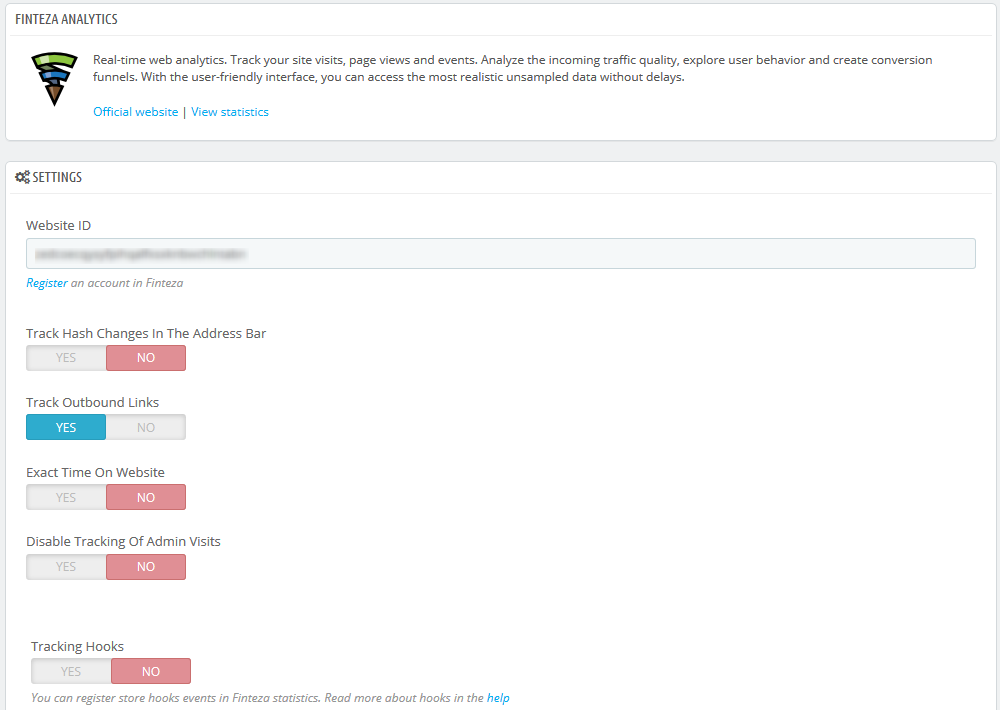 Specify plugin settings and save changes