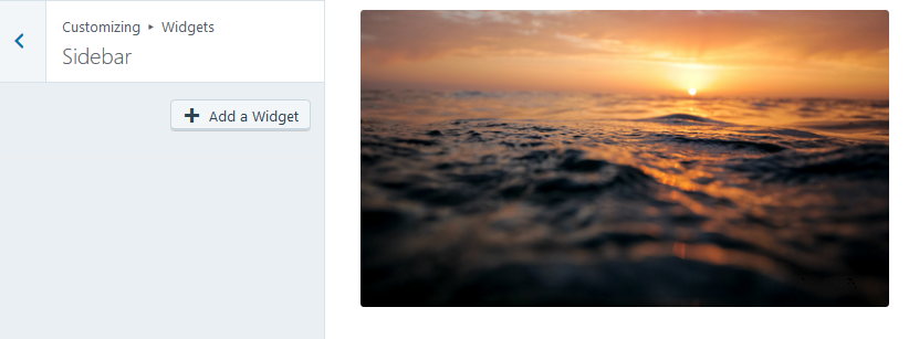 Klik "+ Tambahkan Widget"